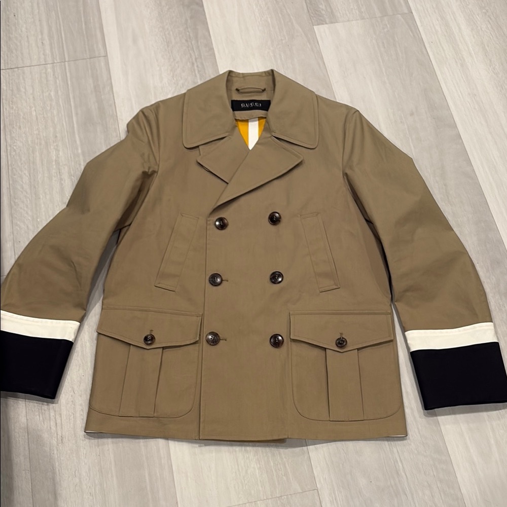 Men’s Gucci rain jacket.